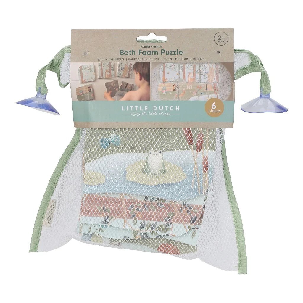 Little Dutch Forest Friends Bad Puzzel 6 Stukjes